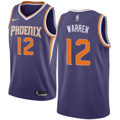 Nike Phoenix Suns #12 T.J. Warren Purple NBA Swingman Icon Edition Jersey Men's